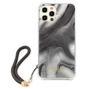 GUESS Marmor Case mit Band - für das iPhone 12 / 12 Pro